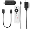ONN. ANDROID TV 2K FHD STREAMING STICK WITH REMOTE CONTROL & POWER ADAPTER