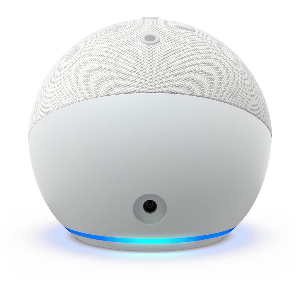 ALTAVOZ INTELIGENTE AMAZON ECHO DOT 5TA GENERACION CON RELOJ (BLANCO)