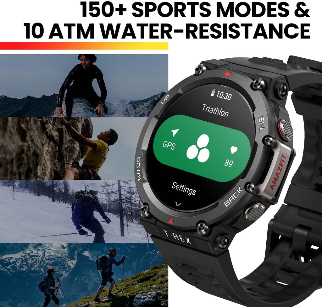AMAZFIT T-REX 2 EMBER BLACK INTERNATIONAL