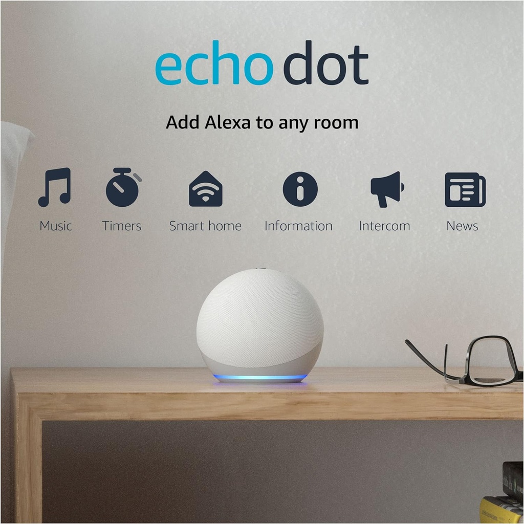 ALTAVOZ INTELIGENTE AMAZON ECHO DOT GEN4TH (WHITE)