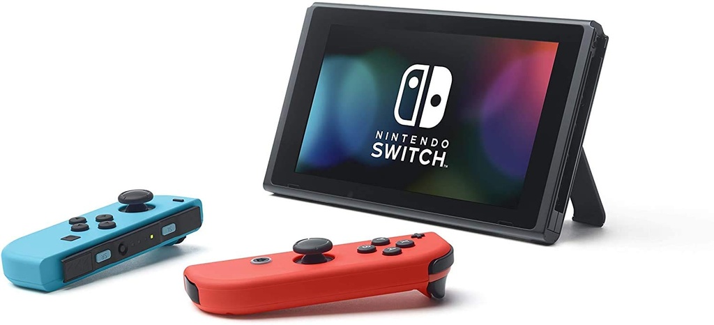 COMBO CONSOLA NINTENDO SWITCH JOY-CON HAC-001(-01) (CONTROLES AZUL NEON-ROJO NEON) + VIDEOJUEGO NINTENDO MARIO KART DELUXE 8 PARA NINTENDO SWITCH (UNICO)