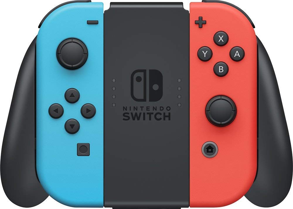 CONSOLA NINTENDO SWITCH JOY-CON HAC-001(-01) (CONTROLES AZUL NEON-ROJO NEON)