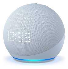 [0106072501] ALTAVOZ INTELIGENTE AMAZON ECHO DOT 5TA GENERACION CON RELOJ (BLANCO)